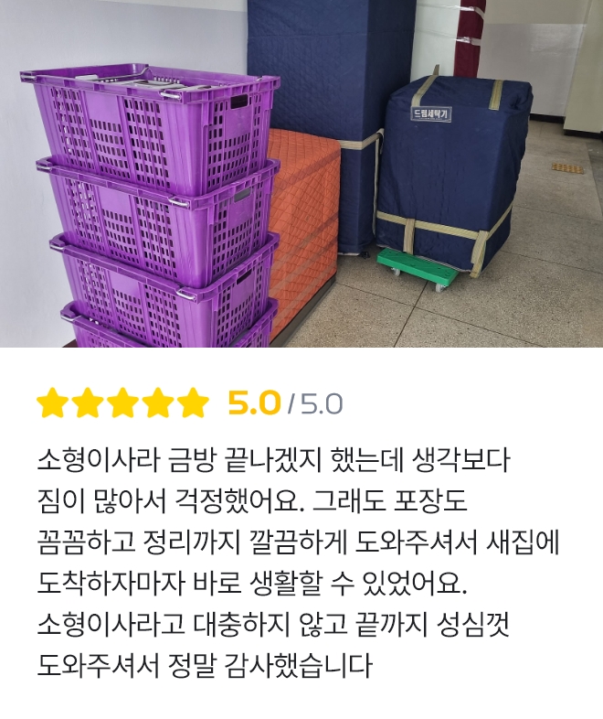 꼼꼼개미이사 리뷰