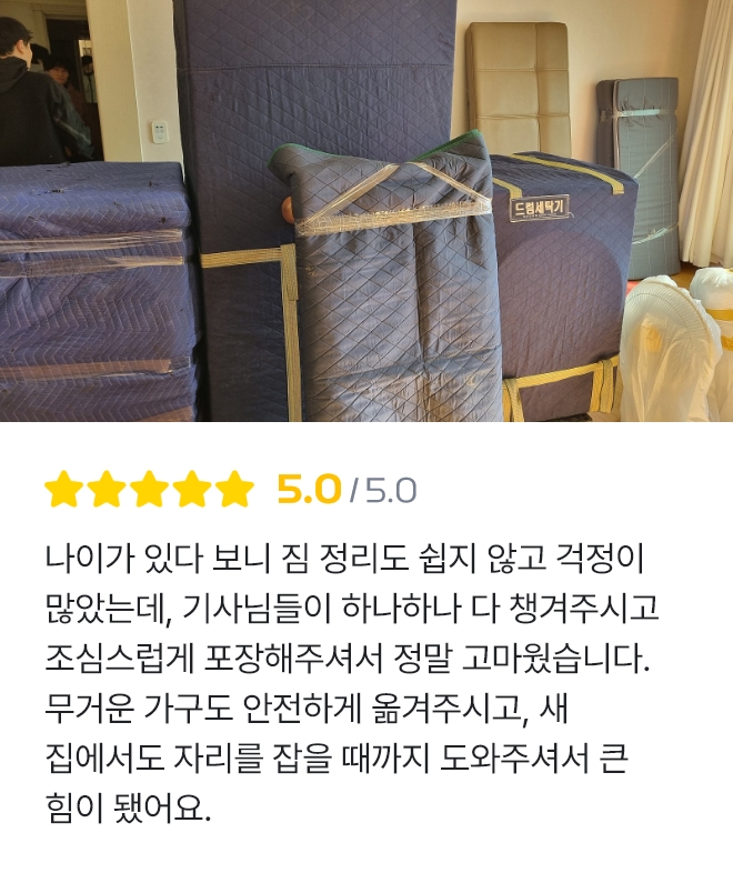 꼼꼼개미이사 리뷰